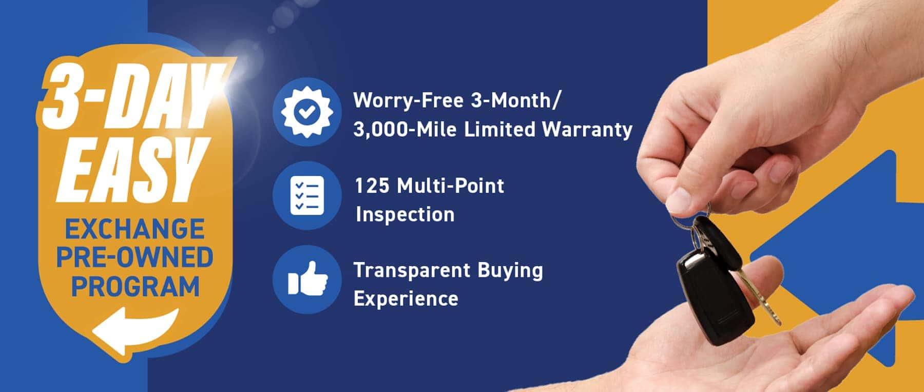 Parks 3-Day Easy Exchange Pre-Owned Program