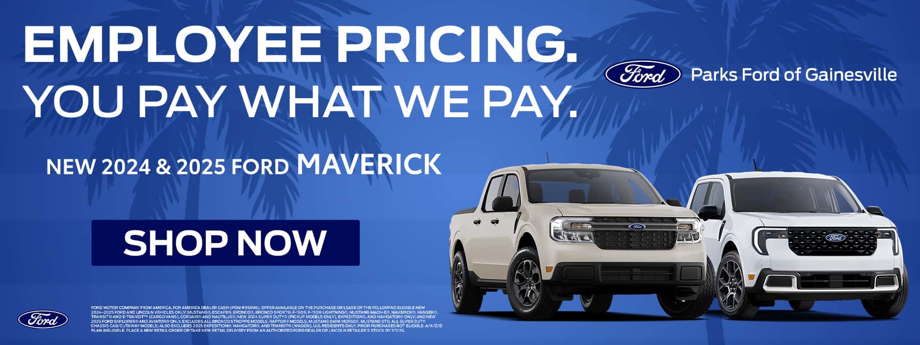 Ford-of-Gainesville—Jun-25—Monthly-Offers—Maverick—Website-Banner—1800×675