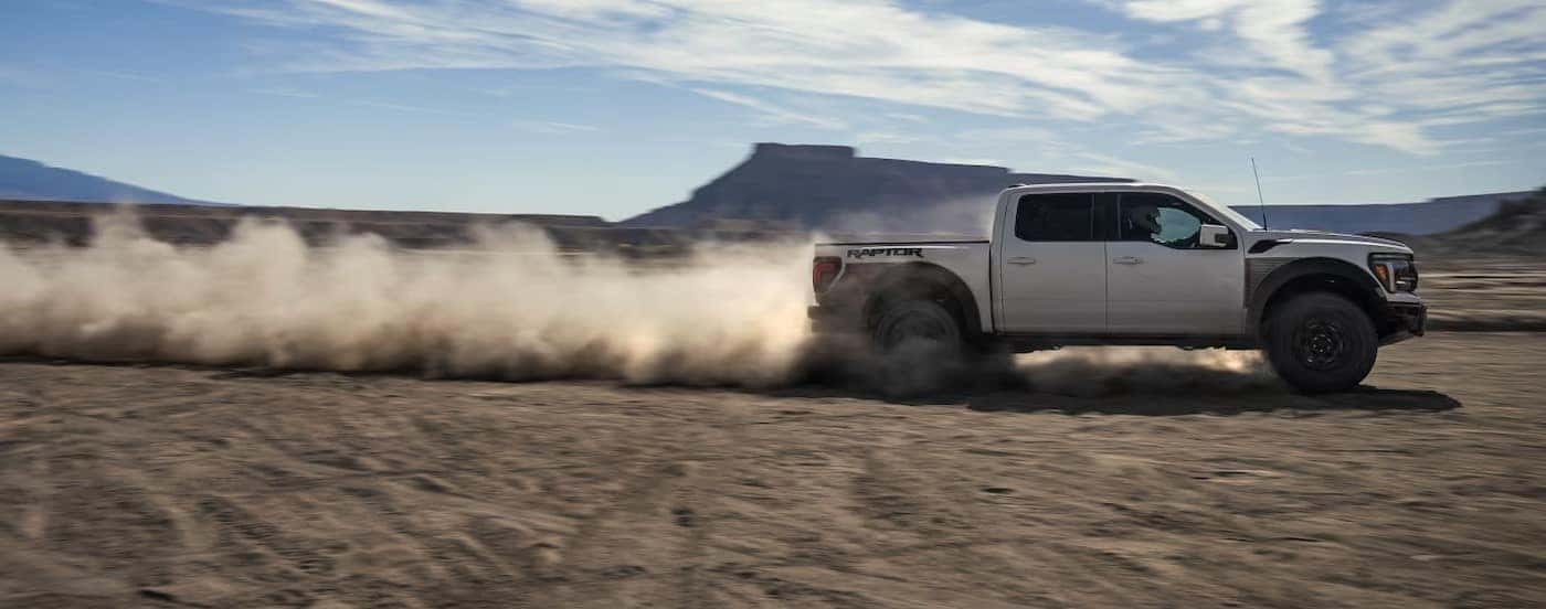 A white 2025 Ford F-150 Raptor for sale near Grand Ledge.