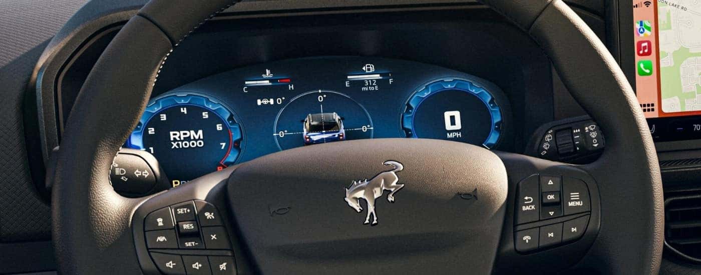 Digital gauges in a 2025 Ford Bronco Sport