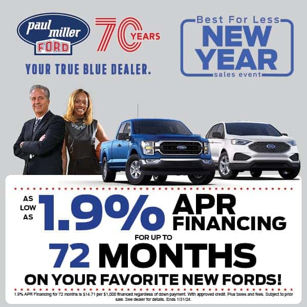 New Car with Low Interest Rates | Paul Miller Ford