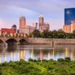 The city of Indianapolis is shown.