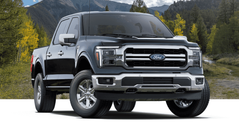 Ford F-150 Parked in front of mountain