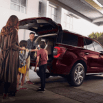 Family packing their Ford Explorer for Vacation