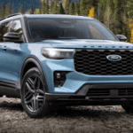 Ford in wooded hills