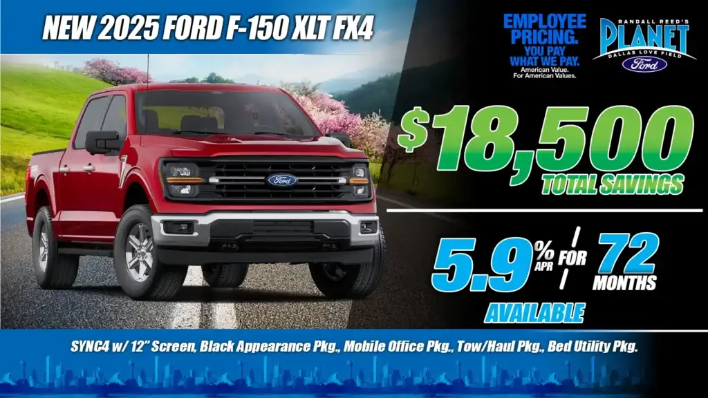 New 2025 Ford<br>F-150 XLT<br><i>Special in Dallas, TX</i>