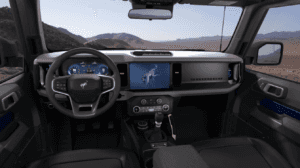 Interior of Ford Bronco Lux Package