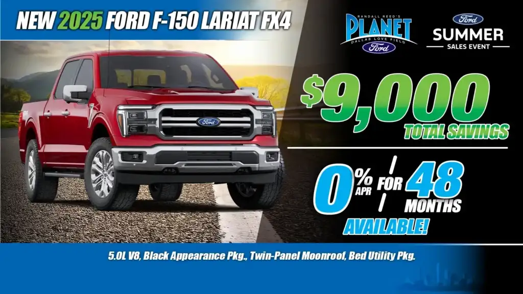 New <u>2025</u> Ford<br>F-150 Lariat<br><i>Special in Dallas, TX</i>