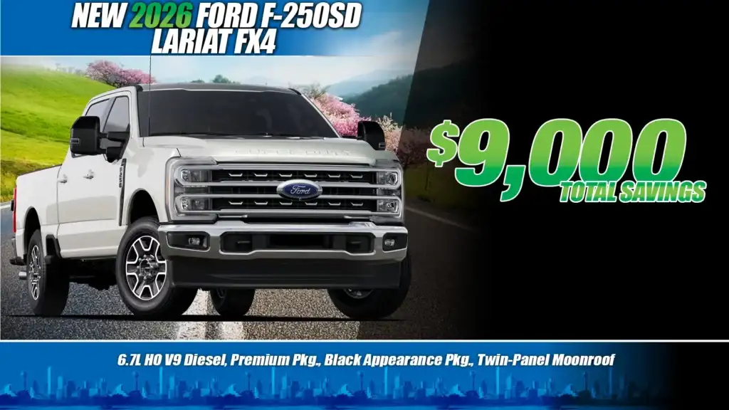 New <u>2026</u> Ford<br>Super Duty F-250<br>Lariat FX4<br><i>Special in Dallas, TX</i>