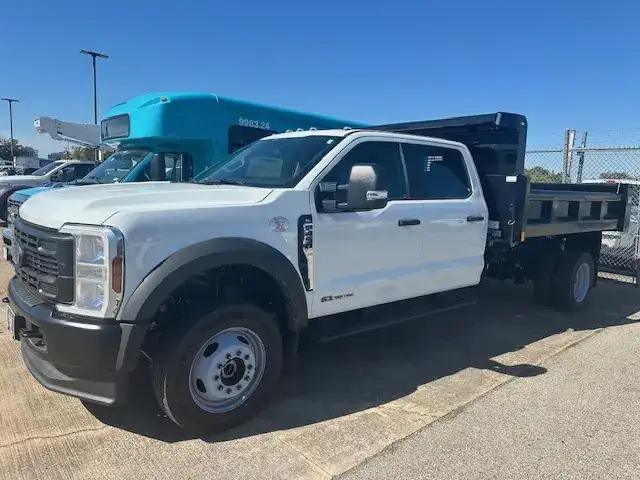 New 2026 Ford F-450 Dump Bed Work Truck for Sale in Dallas, TX - Ford Fleet & Commercial Sales - Front Angle