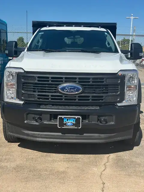New 2026 Ford F-450SD Super Duty Dump Bed Work Truck for Sale in Dallas, TX - Ford Fleet & Commercial Sales - Front Angle