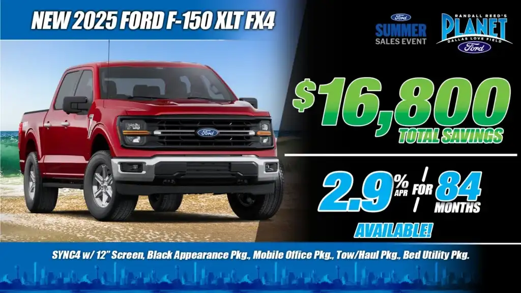 New 2025 Ford<br>F-150 XLT<br><i>Special in Dallas, TX</i>