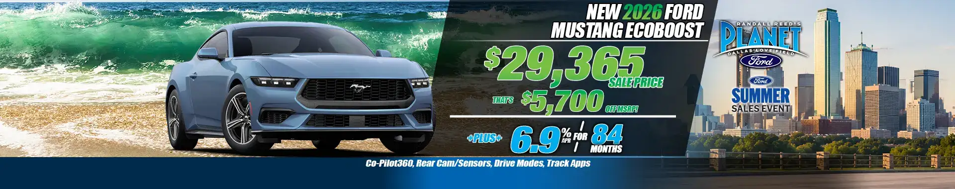 New 2026 Ford Mustang EcoBoost for Sale in Dallas, TX - Planet Ford Dallas - Your Dallas Ford Dealer (Updated August 10, 2026)