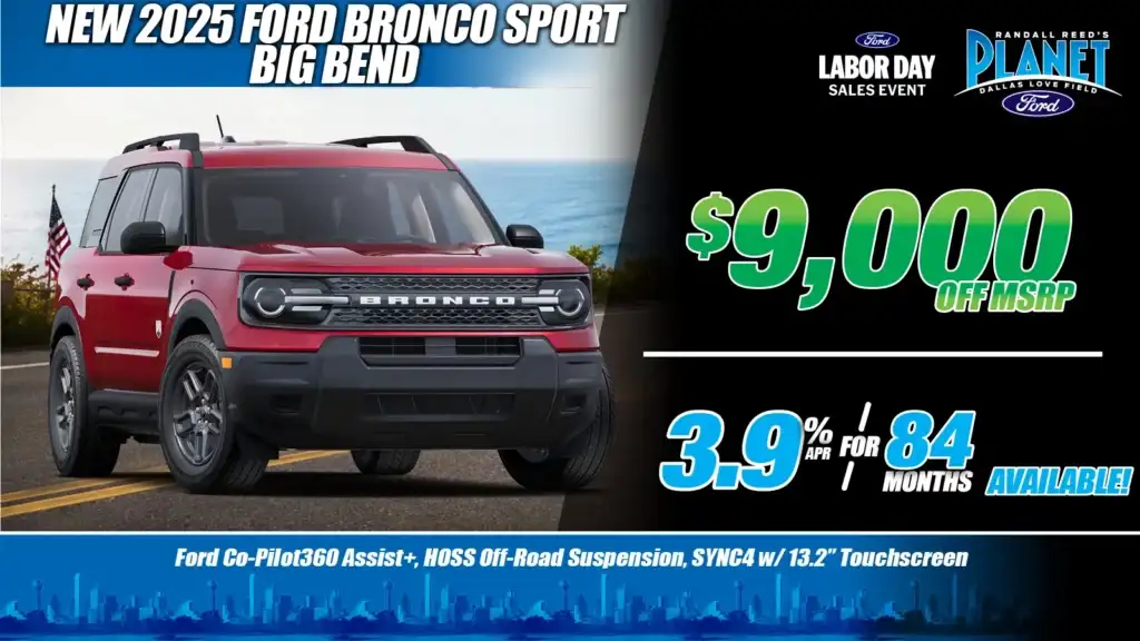 New 2025 Ford<br>Bronco Sport Big Bend<br><i>Special in Dallas, TX</i>