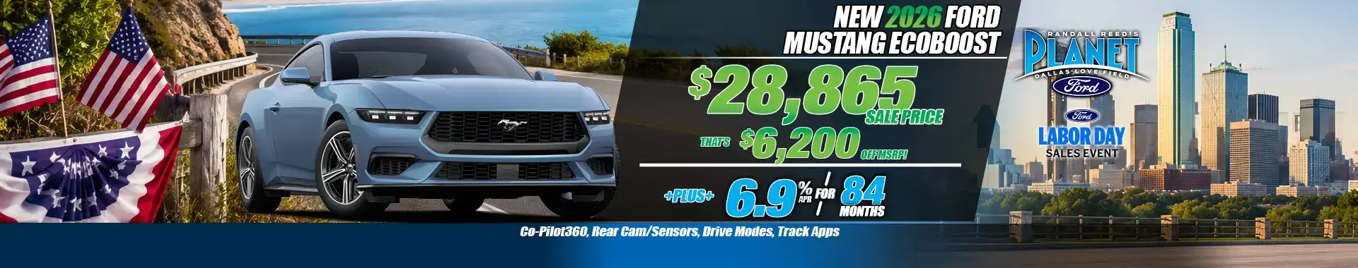 New 2026 Ford Mustang EcoBoost for Sale in Dallas, TX - Planet Ford Dallas - Your Dallas Ford Dealer (Updated September 4, 2026)