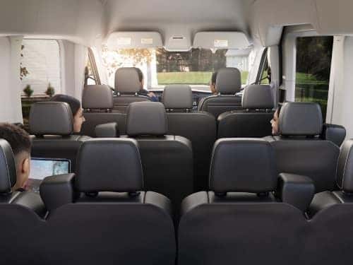 2024 Ford Transit interior view of seats