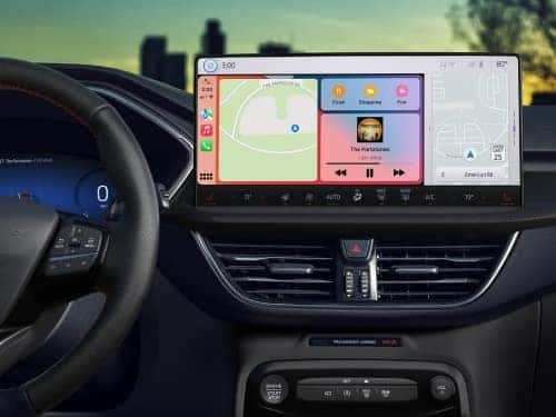 2025 Ford Escape close up view of touchscreen display