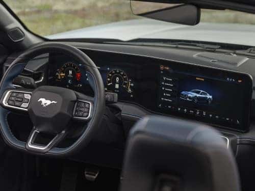 2025 Ford Mustang view of dash