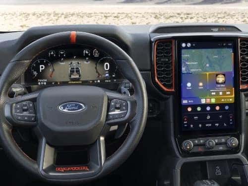 2025 Ford Ranger view of dash