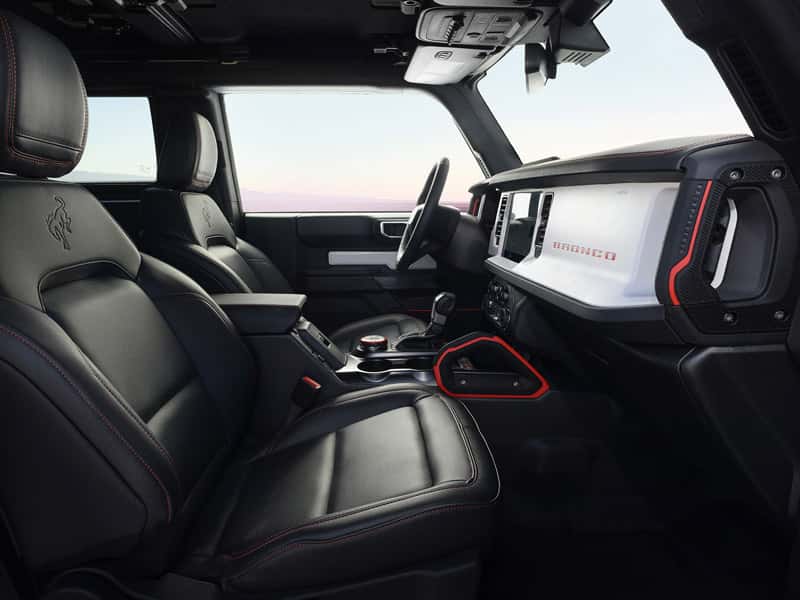 New 2025 Ford Bronco Midsize SUV Interior Comfort Features and Technology