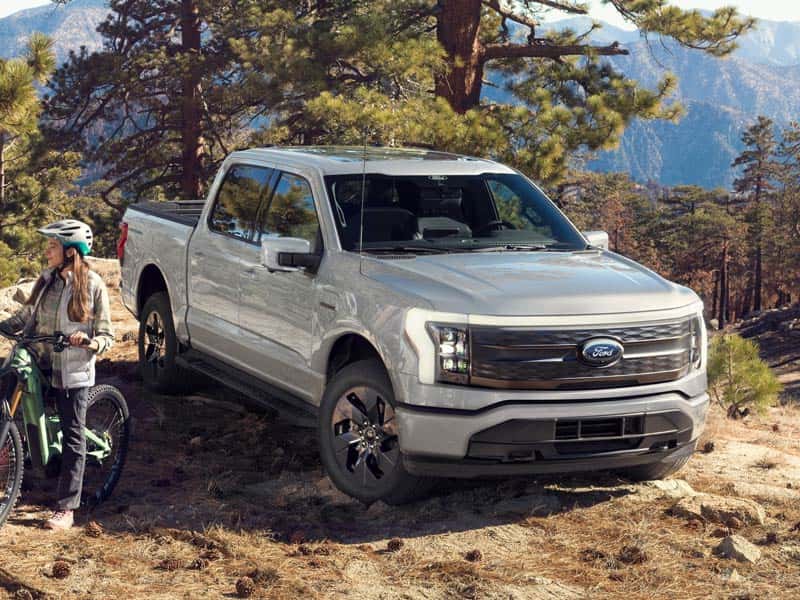 New 2025 Ford F-150 Lightning Full-Size Electric Pickup Truck Engine Performance and Range