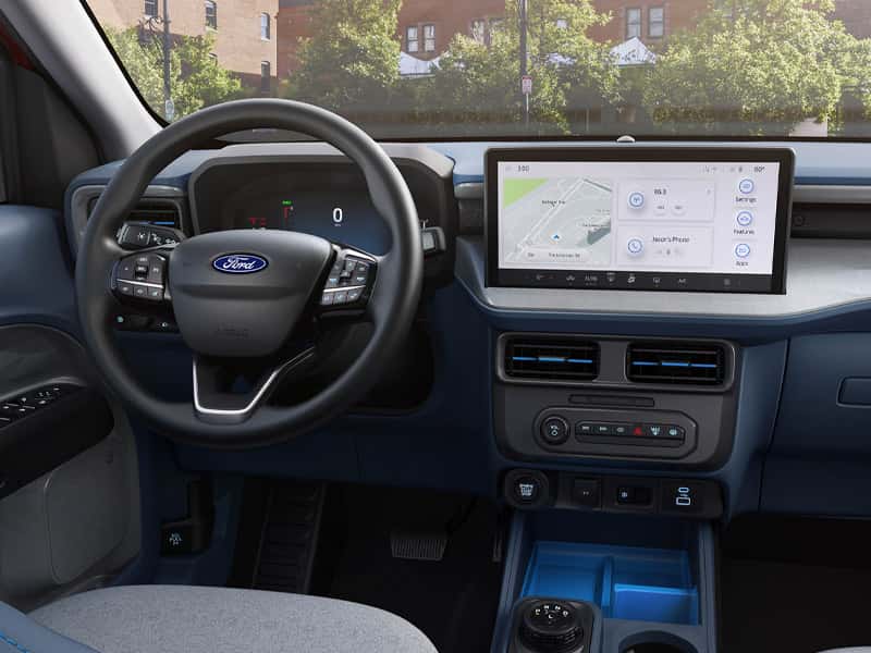 New 2025 Ford Maverick Compact Pickup Truck Interior Comfort Features and Technology