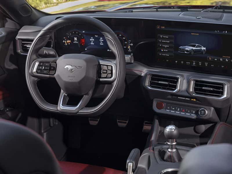 New 2025 Ford Mustang Sports Coupe Interior Comfort Features and Technology