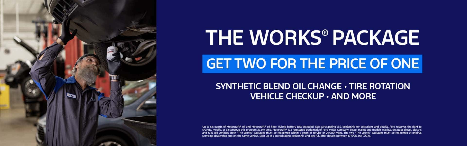 get two for the price of one special