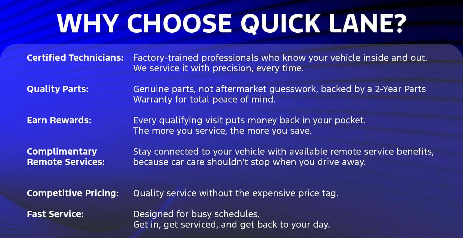 Quick Lane Service