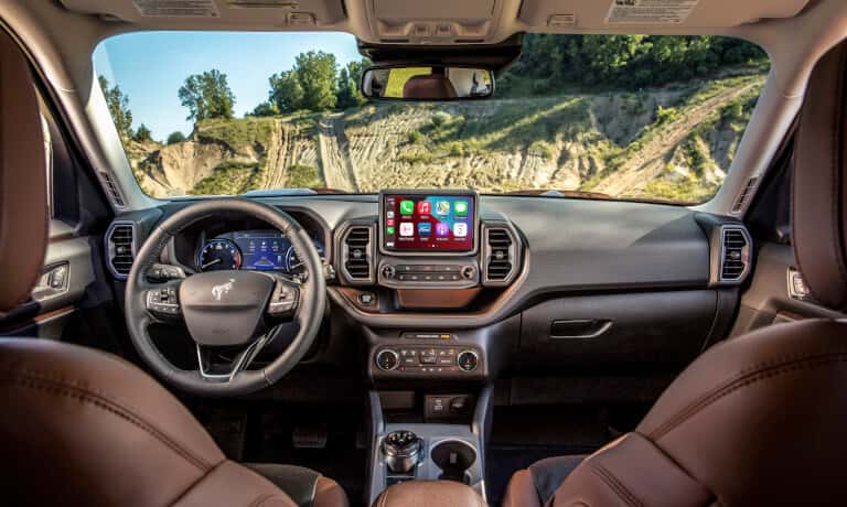 2026 Ford Bronco Interior Front Seating Center View