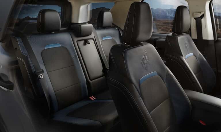 2026 Ford Bronco Interior Seating Front Angle View