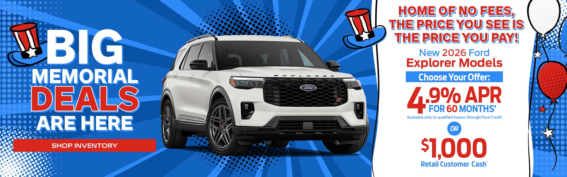 2026 Ford Explorer Models