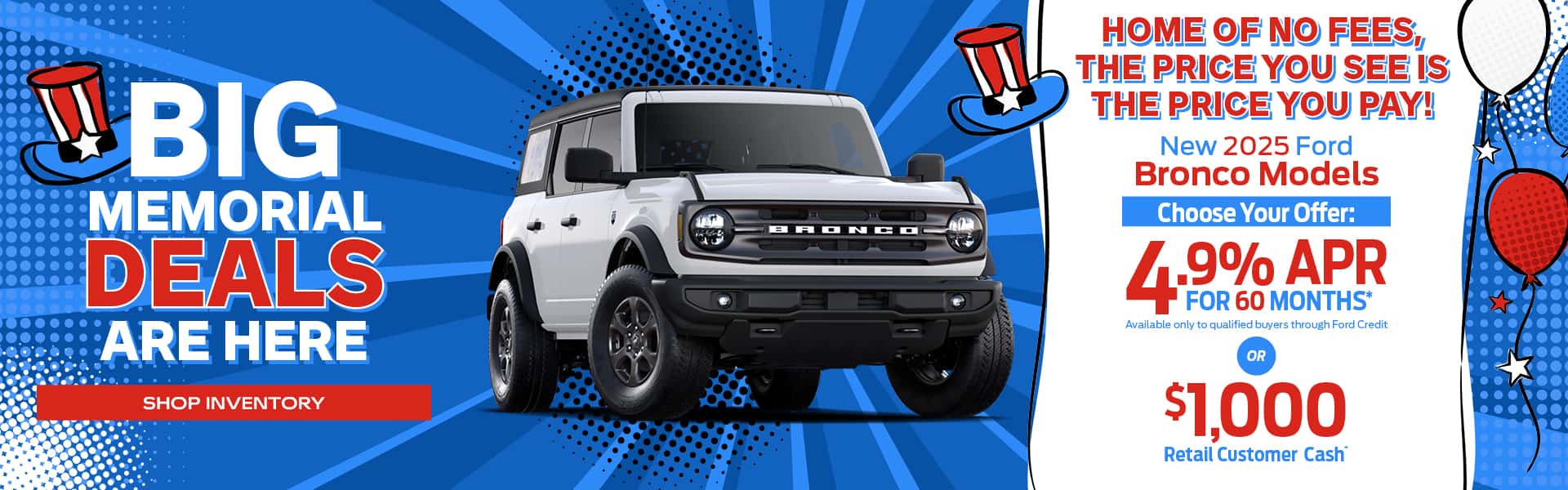 2025 Ford Bronco Models