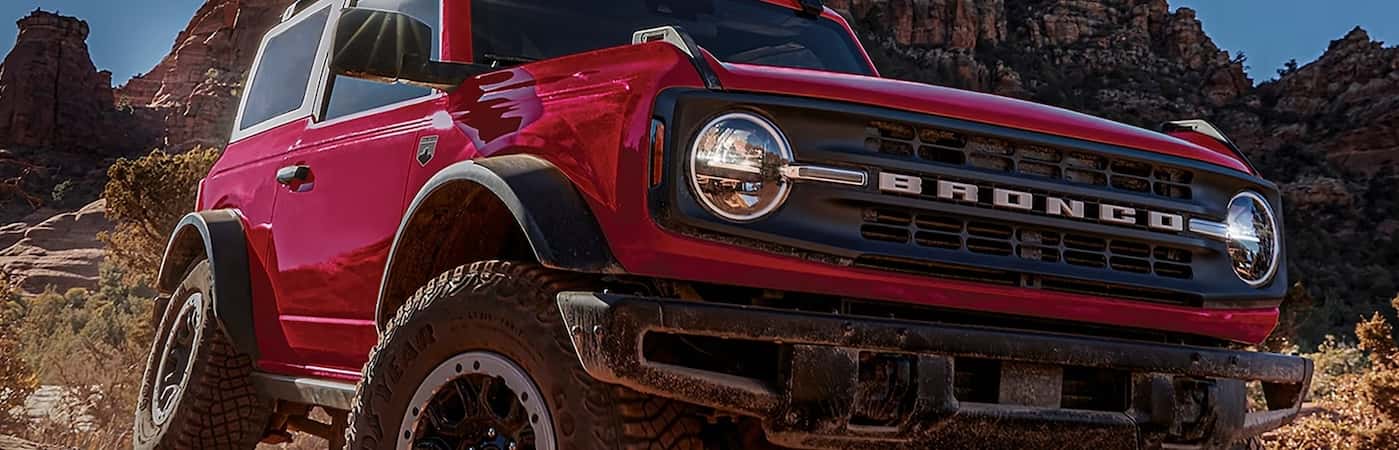 Red 2026 Ford Bronco