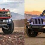 2023 ford bronco vs jeep wrangler