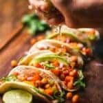 Mexican food tacos at a Macon, GA restaurant.