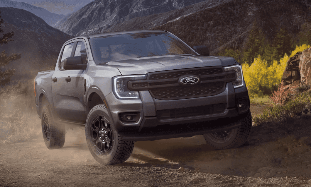 2025 Ford Ranger truck off-roading.