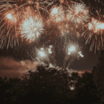 Fourth of July fireworks show in Macon, GA.