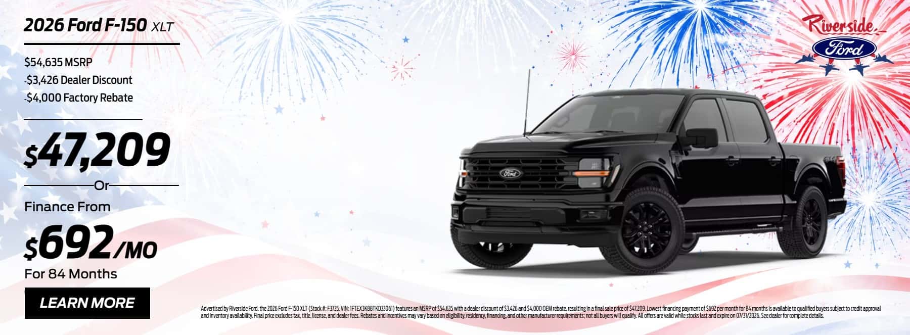 F-150 July Offer