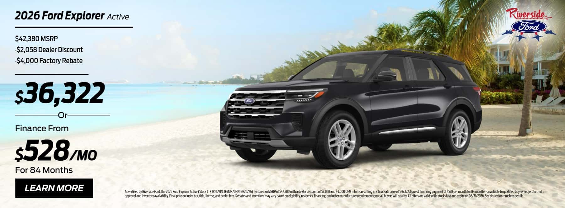 Explorer August Offer