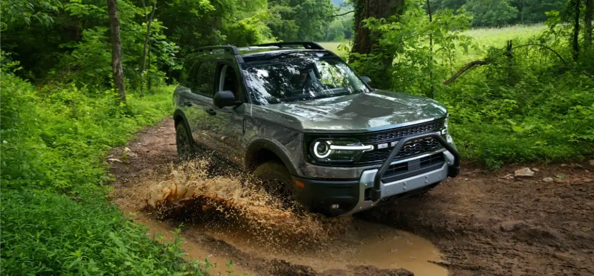 2026 Ford Bronco Sport off-roading - available at Rob Sight Ford in Kansas City
