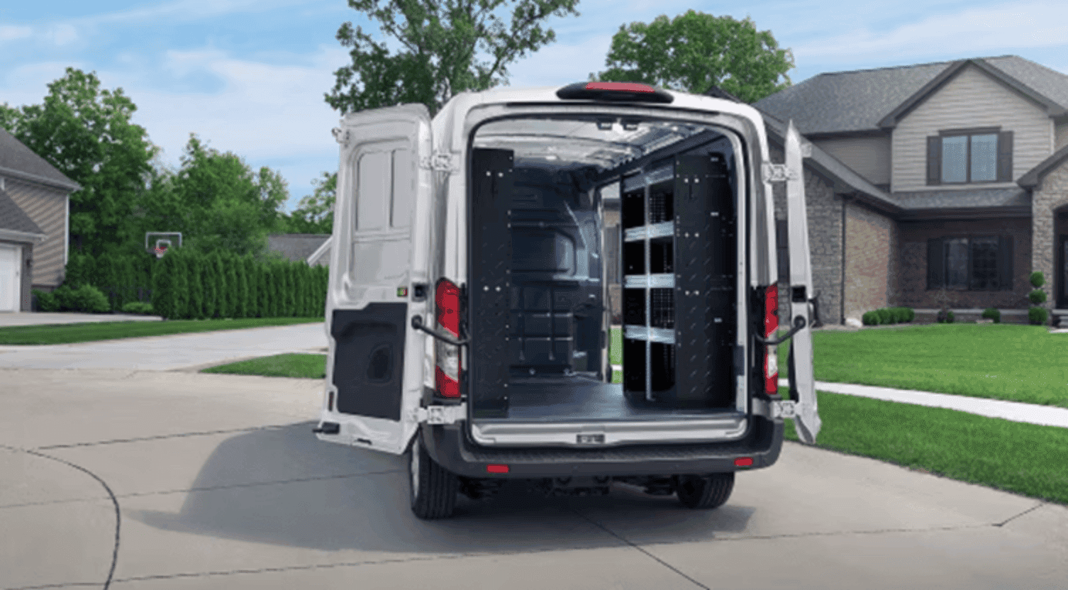 2026 Ford Transit van interior cargo space — Rob Sight Ford Kansas City commercial van inventory