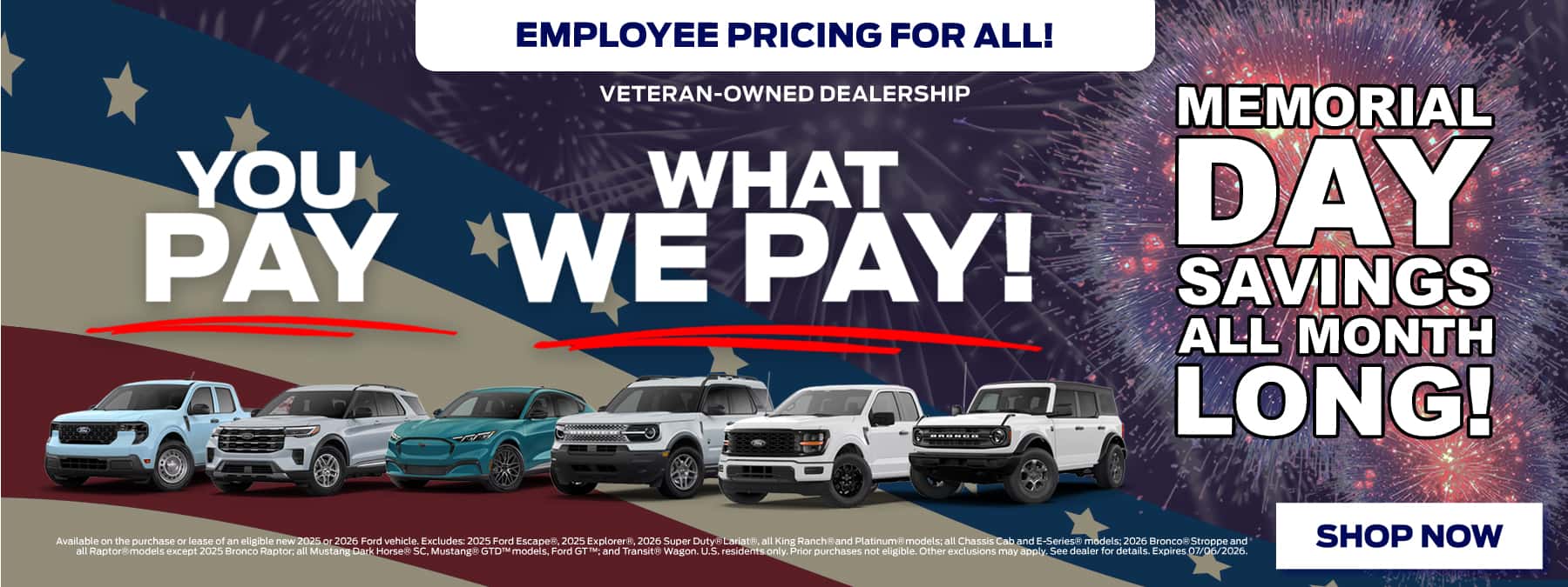 Employee Pricing