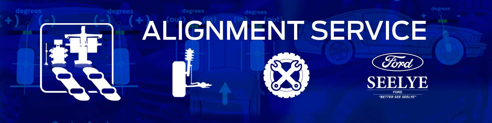Seelye Ford Alignment Service Banner 