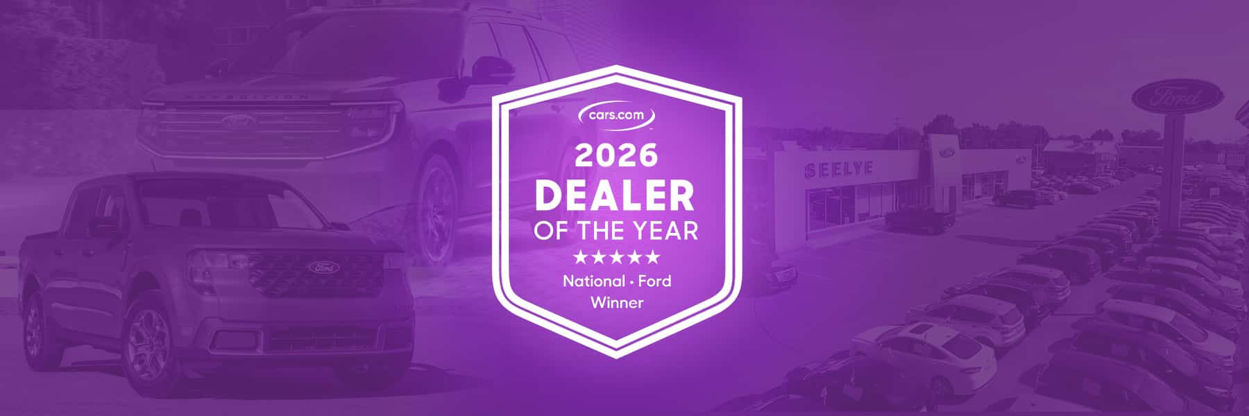 Cars.Com Ford Dealer of the Year In the Nation - Seelye Ford of Kalamazoo