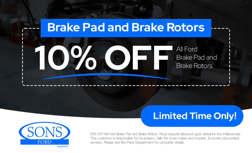 SONS Ford Service and Parts Specials