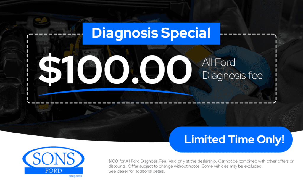 SONS Ford Service and Parts Specials