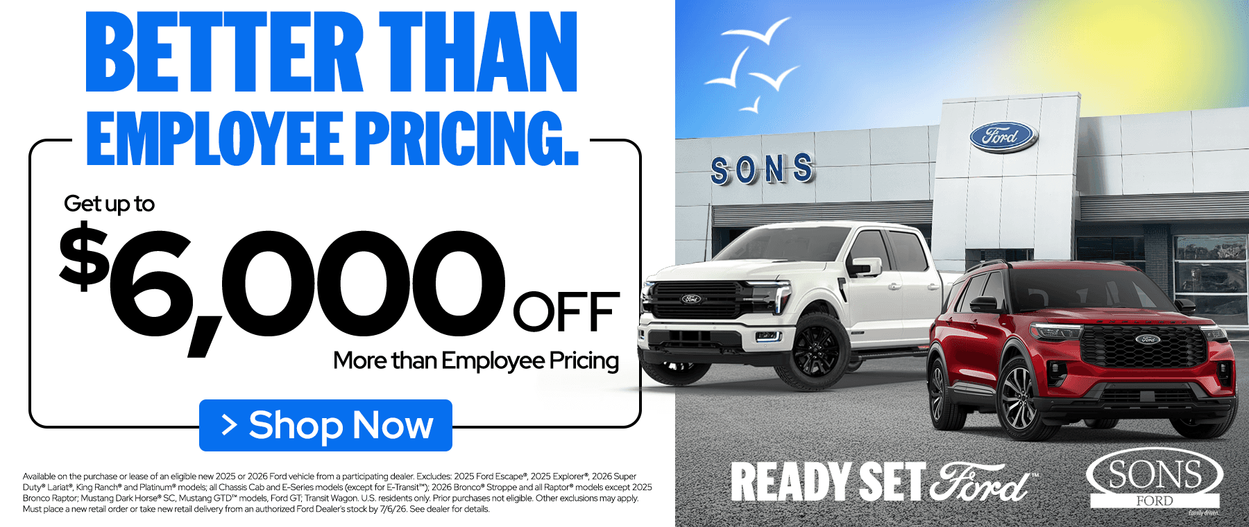 SONS Ford Specials