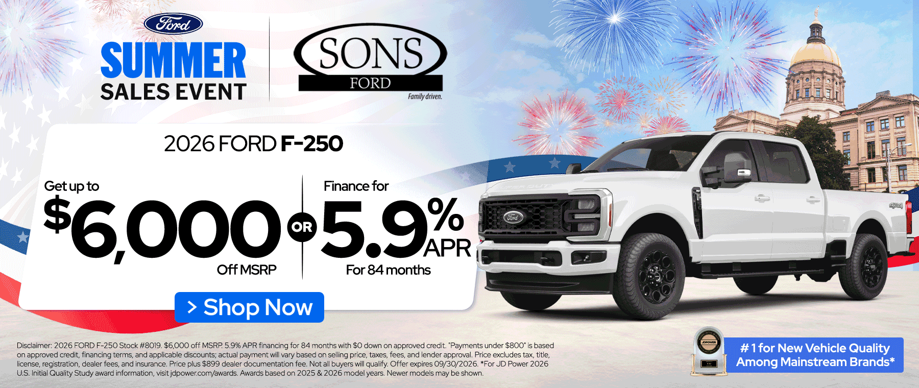 SONS Ford Specials