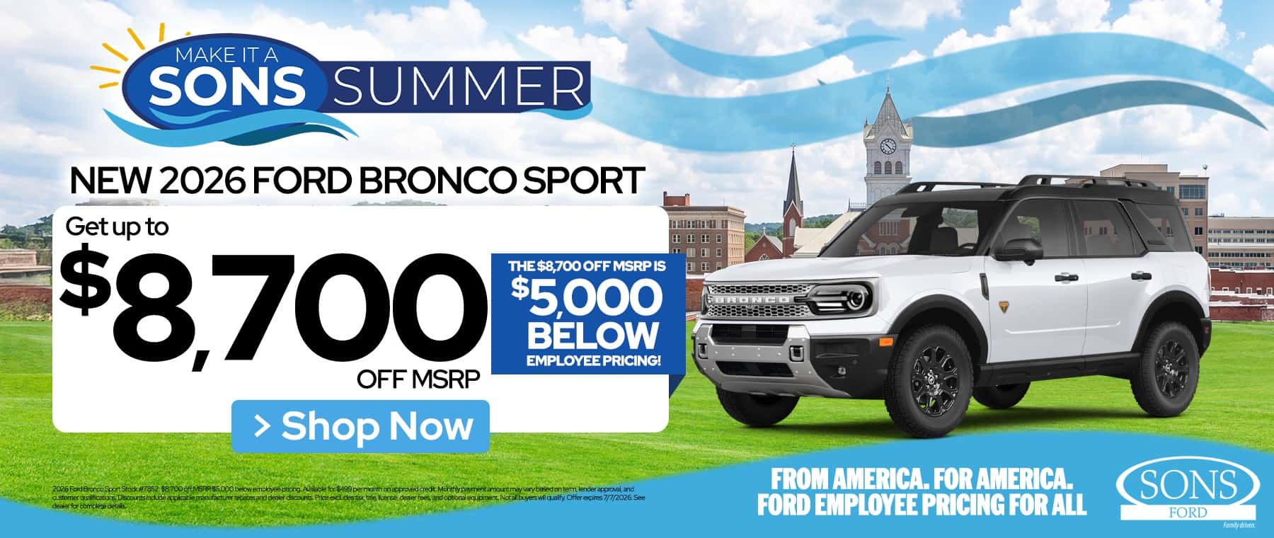 SONS Ford Specials